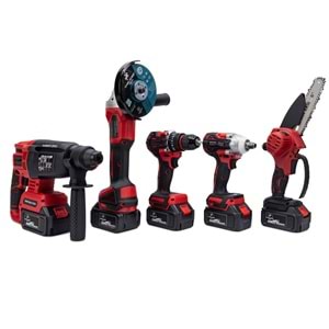 CHELİKBEI Beşli Set MW350R (10mm Ç.Mandren+S.Sıkma+Ş.Spral+Ş.Hilti+Budama)