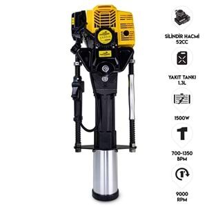 Benzinli kazık çakma makinesi