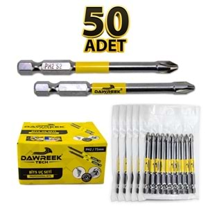 Yuvarlak Yıldız Bist Uç PH2/75MM