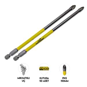 Yuvarlak Yıldız Bist Uç PH2/150MM