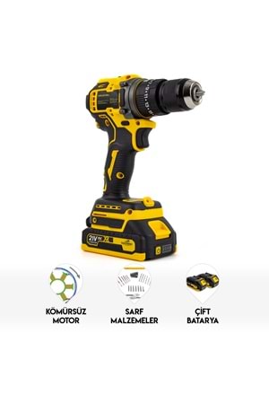 10mm Yellow Kömürsüz Vidalama