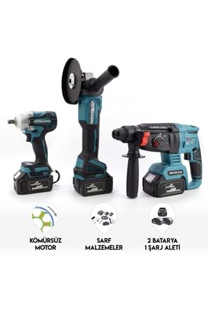 Üçlü Set 2B1Ş (Ş.Spral+S.Sıkma+Ş.Hilti)