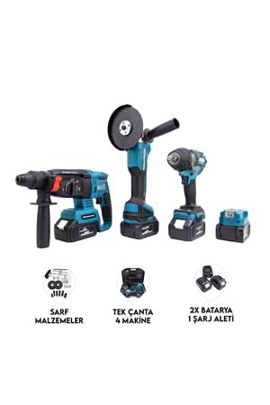 Üçlü Set MK800 2B1Ş (Ş.SPRAL+S.SIKMA+Ş.HİLTİ)