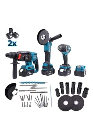 Üçlü Set MK800 2B1Ş (Ş.SPRAL+S.SIKMA+Ş.HİLTİ)