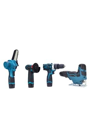 DÖRTLÜ SET MKY (Mini testere+ avuç taşlama+akülü vidalama+dekupaj)
