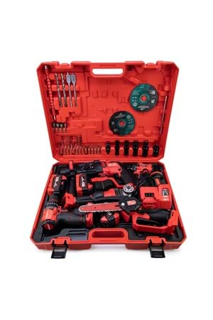 Beşli set MW350R (10mm Ç.Mandren+S.Sıkma+Ş.Spral+Ş.Hilti+Budama)