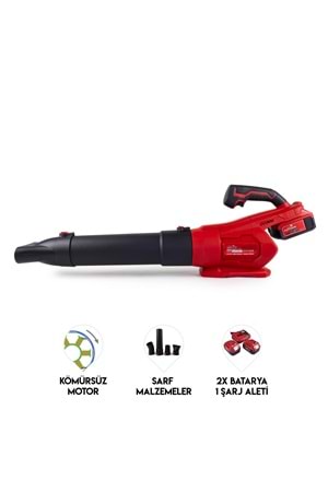 Turbo Üfleme Fan KIRMIZI