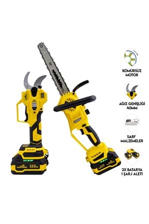 Bağ Makası 40MM + Ağaç Kesme DW10