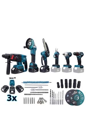 Altılı Set (Budama testeresi +Bağ makası + 13mm Ç.MANDREN+S.SIKMA+Ş.SPRAL+Ş.HİLTİ)