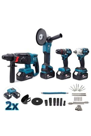 CHELIKBEI Dörtlü Set MK350 (10mm Ç.MANDREN+S.SIKMA+Ş.SPRAL+Ş.HİLTİ)