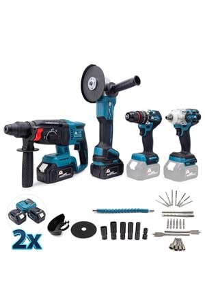 CHELIKBEI Dörtlü Set MK350 (10mm Ç.MANDREN+S.SIKMA+Ş.SPRAL+Ş.HİLTİ)