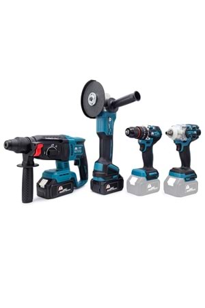 CHELIKBEI Dörtlü Set MK350 (10mm Ç.MANDREN+S.SIKMA+Ş.SPRAL+Ş.HİLTİ)