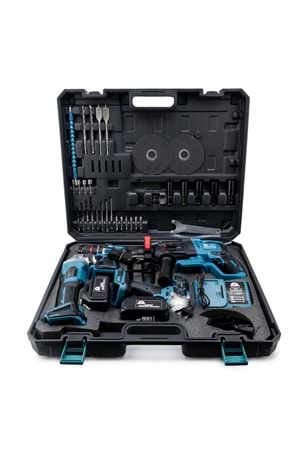 CHELIKBEI Dörtlü Set MK350 (10mm Ç.MANDREN+S.SIKMA+Ş.SPRAL+Ş.HİLTİ)