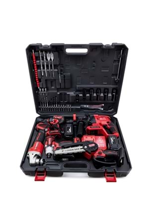 CHELİKBEI Beşli Set MW350 (10mm Ç.Mandren+S.Sıkma+Ş.Spral+Ş.Hilti+Budama)