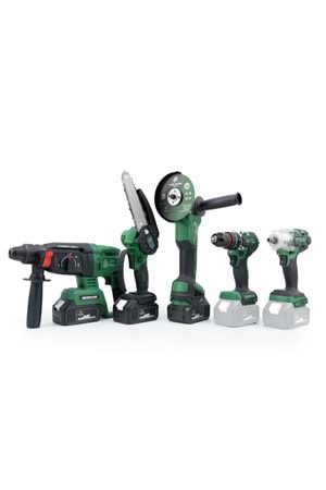 CHELİKBEİ Beşli Set HT350 (Budama Testeresi 10mm Ç.Mandren+S.Sıkma+Ş.Spral+Ş.Hilti)