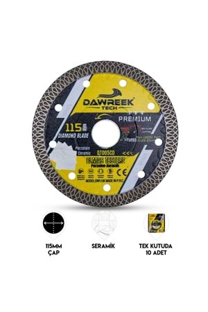 115mm Premium Sürekli Çember Pro Elmas Testere Seramik