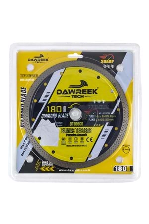 180mm Premium Sürekli Çember Pro Elmas Testere Seramik