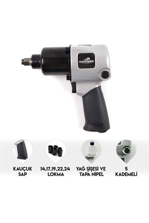 Havalı Somun Sıkma 650Nm