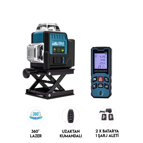 LAZER TERAZİ + LAZER METRE & TRİPOT MK12