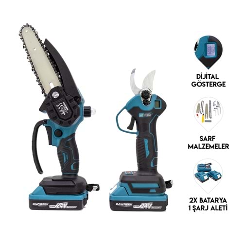 İkili Set MK24 (Ağaç Budama+Bağ Makası)