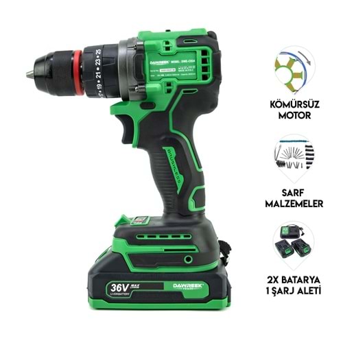 10mm Green Kömürsüz Vidalama