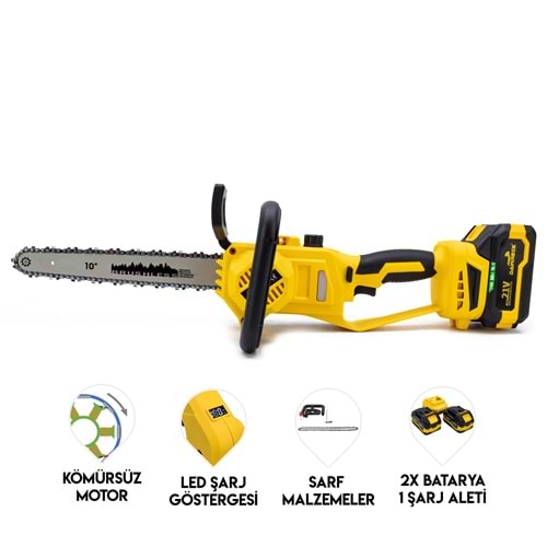 Şarjlı Ağaç Kesme DW10