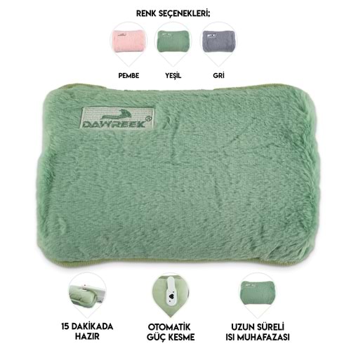 ELEKTRİKLİ SICAK SU TORBASI GREY