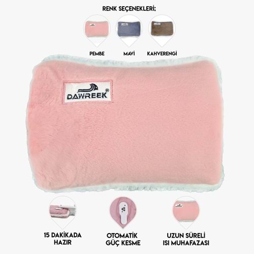 ELEKTRİKLİ SICAK SU TORBASI GREY