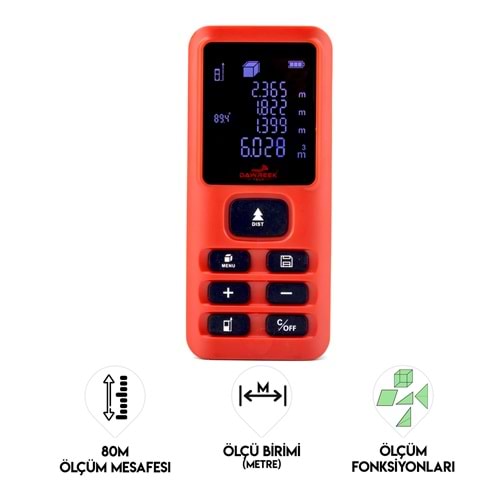 MESAFE ÖLÇER E40 RED
