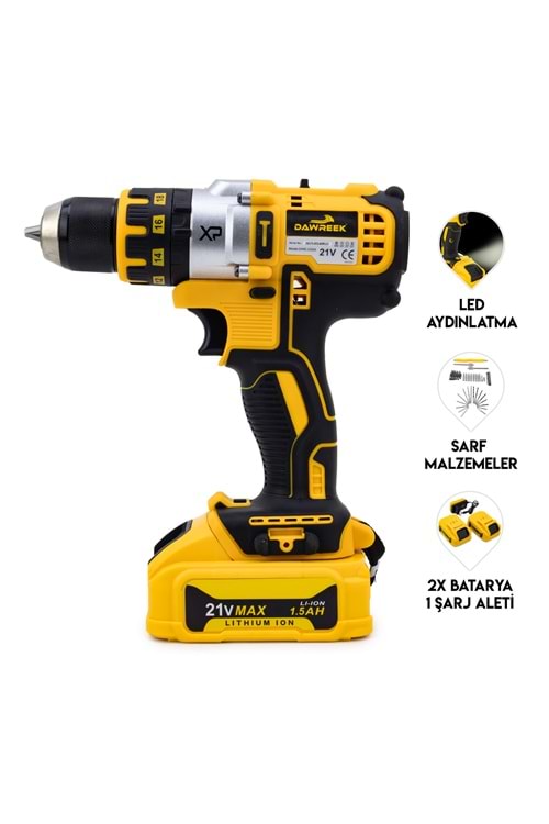 10mm Çelik Mandren Vidalama DWD5P