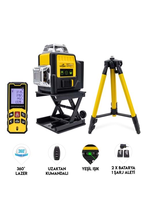 Lazer Terazi + Lazer Metre + Tripot DW12