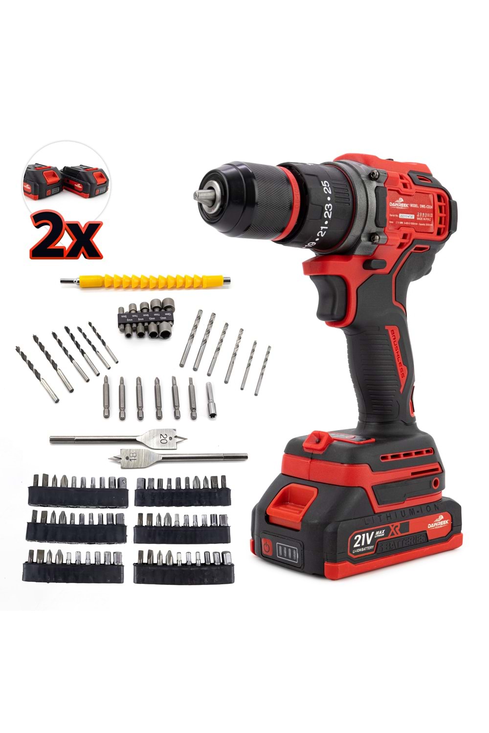 10mm Red Kömürsüz Vidalama