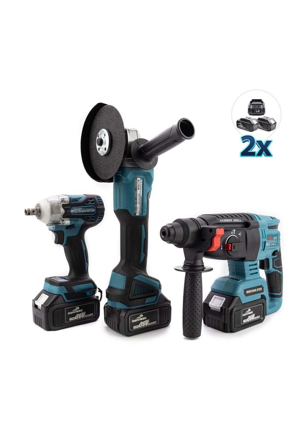 Üçlü Set 2B1Ş (Ş.Spral+S.Sıkma+Ş.Hilti)