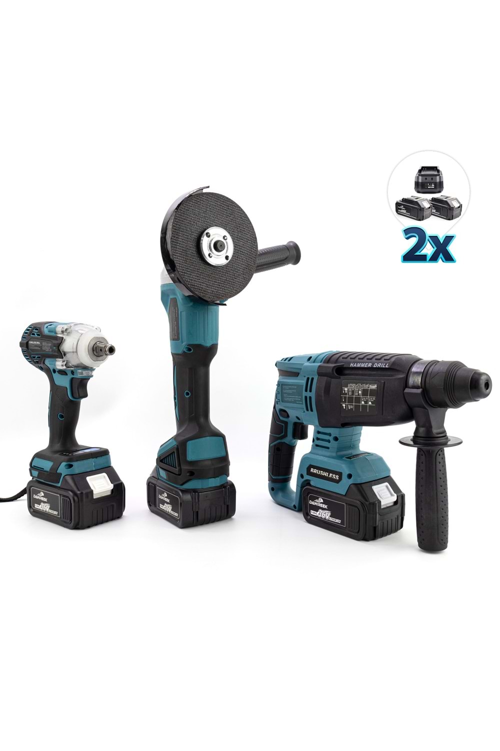 Üçlü Set 2B1Ş (Ş.Spral+S.Sıkma+Ş.Hilti)