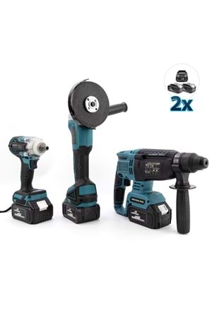 Üçlü Set 2B1Ş (Ş.Spral+S.Sıkma+Ş.Hilti)