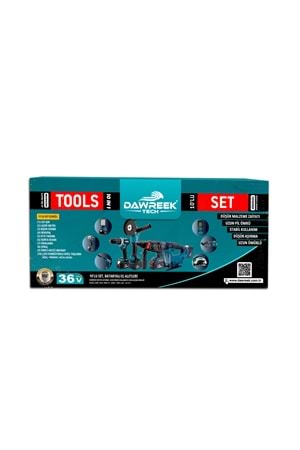 Onlu Set (Led Işık + Kırıcı Delici Matkap+avuç taşlama+Somun Sıkma+Vidalama+Sunta Kesme+Dekupaj+Lazer Metre+Oto Yıkama+Çok Fonksiyonlu Avuç Taşlama)