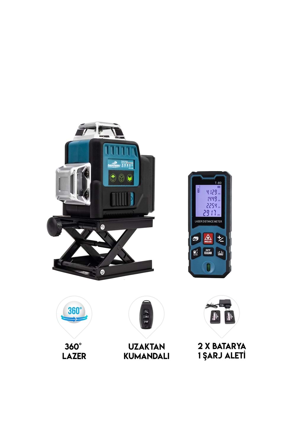 Lazer Terazi + Lazer Metre + Tripot MK12