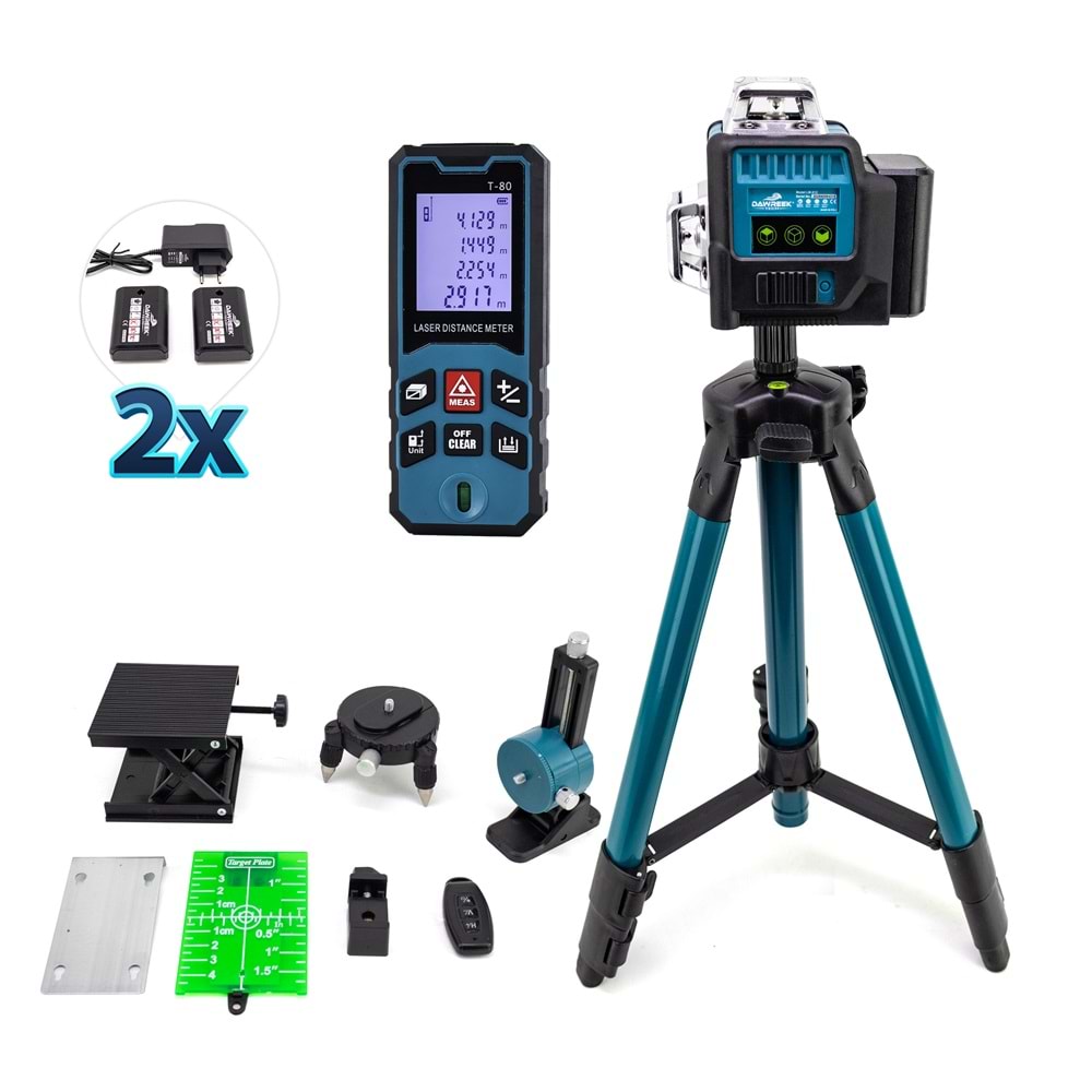 LAZER TERAZİ + LAZER METRE & TRİPOT MK12