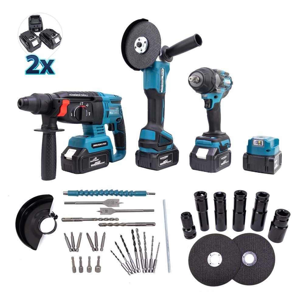 ÜÇLÜ SET MK800 2B1Ş (Ş.SPRAL+S.SIKMA+Ş.HİLTİ)