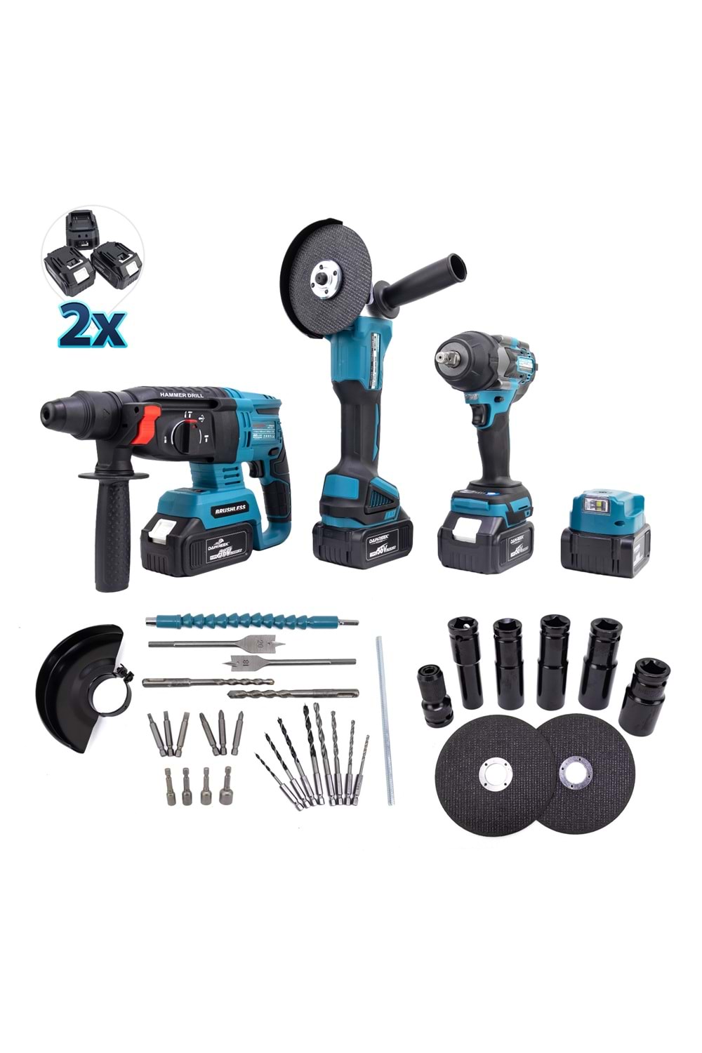 Üçlü Set MK800 2B1Ş (Ş.SPRAL+S.SIKMA+Ş.HİLTİ)