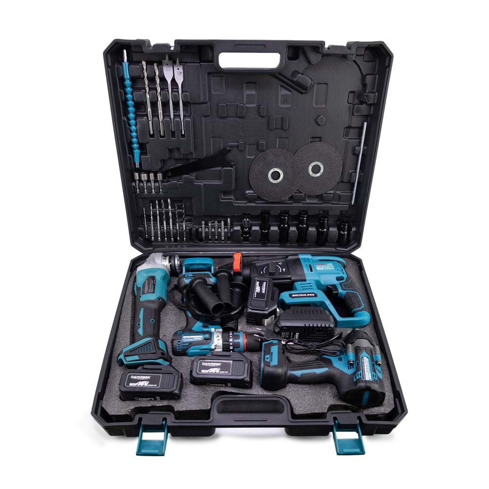 Beşli Set MK800 (Power Bank Led 13mm Ç.MANDREN+S.SIKMA+Ş.SPRAL+Ş.HİLTİ)