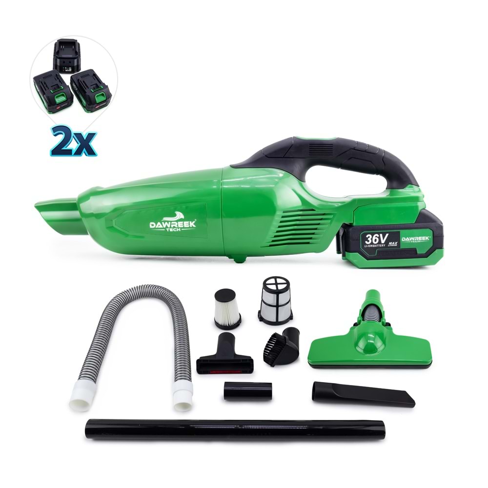 Şarjlı Süpürge YEŞİL