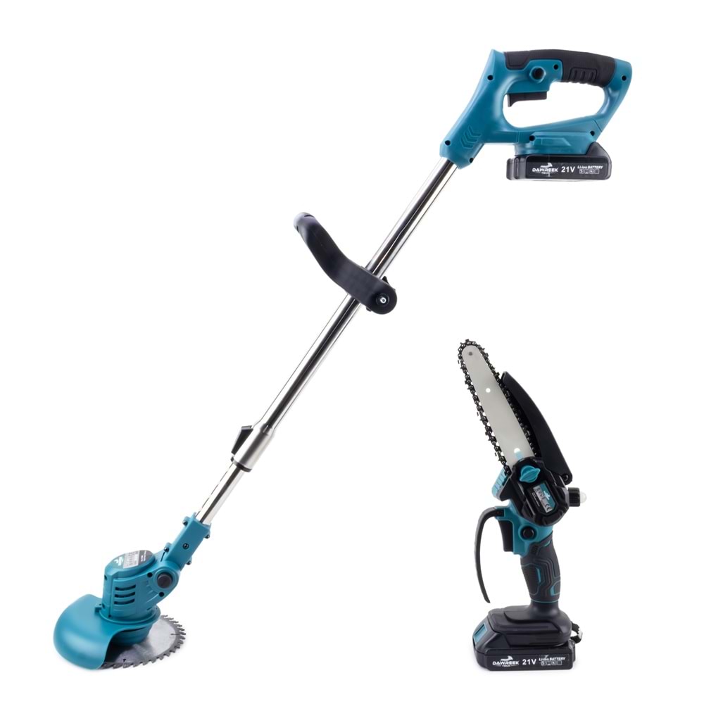 Şarjlı Tırpan + Testere BLUE