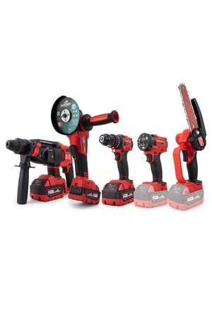 Beşli set MW350R (10mm Ç.Mandren+S.Sıkma+Ş.Spral+Ş.Hilti+Budama)