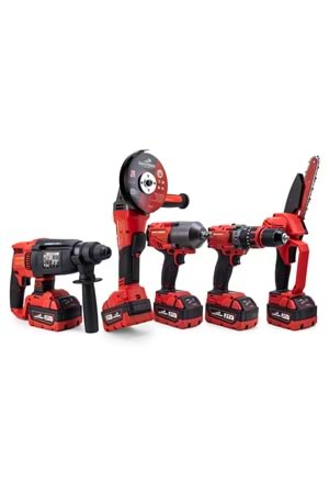 Beşli set MW600R (13mm Ç.Mandren+S.Sıkma+Ş.Spral+Ş.Hilti+Budama)