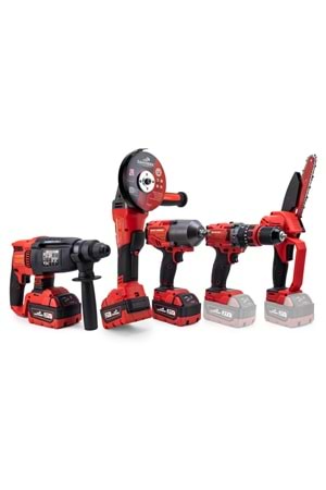 Beşli set MW600R (13mm Ç.Mandren+S.Sıkma+Ş.Spral+Ş.Hilti+Budama)