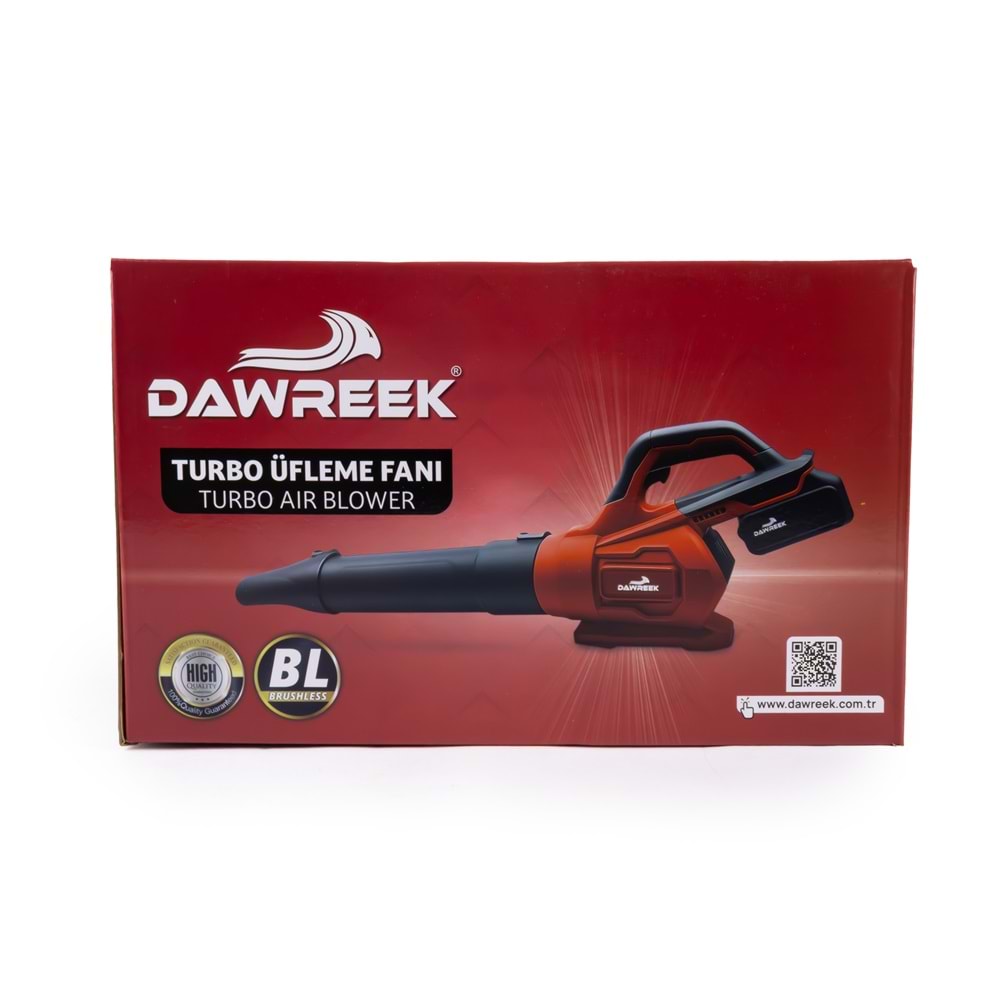 Turbo Üfleme Fan KIRMIZI