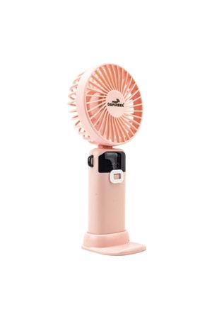 Led Göstergeli El Fanı PEMBE