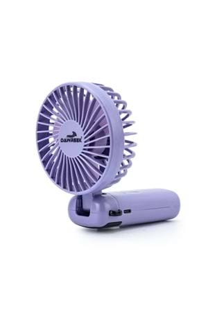 Led Göstergeli El Fanı MAVİ (MOR)