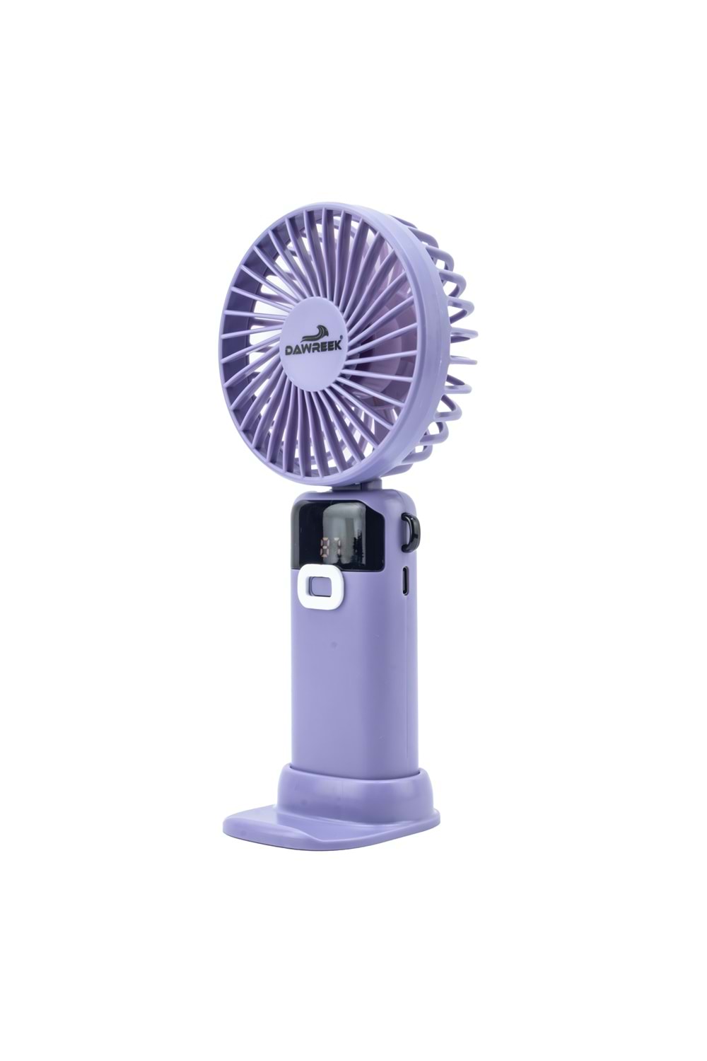 Led Göstergeli El Fanı MAVİ (MOR)